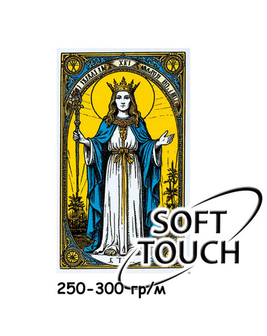Карты ТАРО на бумаге плотностью 250-300 гр покрытие Soft Tuch