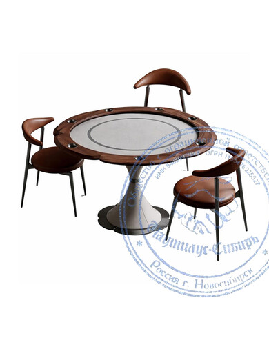 Круглый стол для покера на 3 игррока