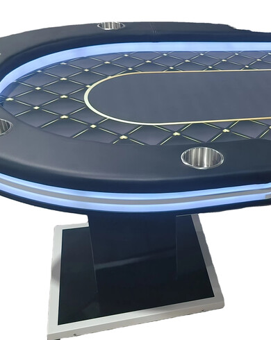 Стол для покера с подсветкой LED