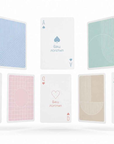 Создание игральных карт Poker Size из материала пластик 0,28 мм с casino finish