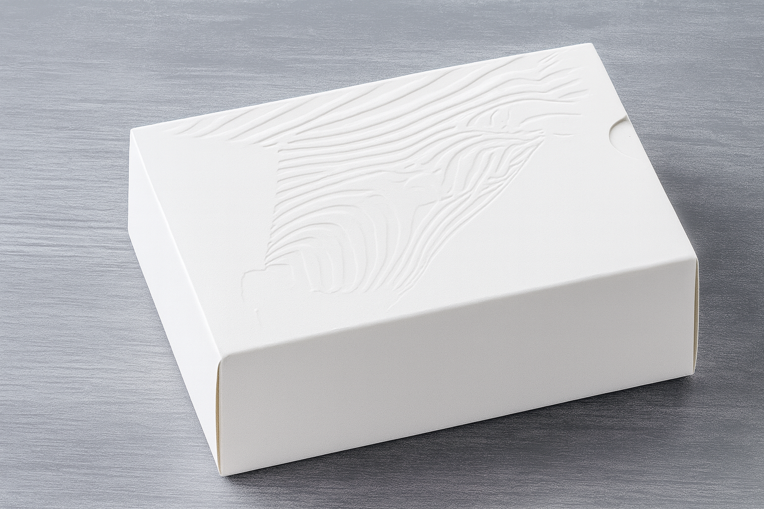 Белая коробка под карты с дебоссингом Nautilus Siberia Playing Cards Company